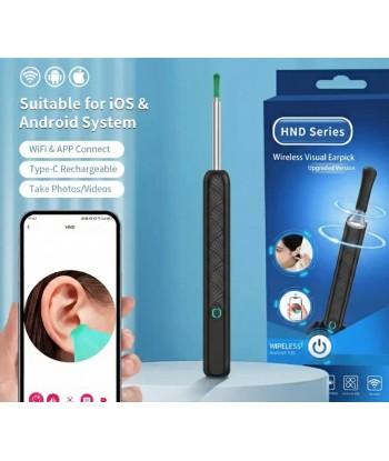 Bezprzewodowy otoskop z kamerą HD i WiFi do uszu