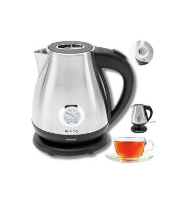 Czajnik elektryczny retro Huslog AK-02034 kolor inox