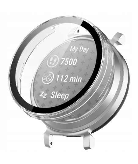 Zestaw ochronny 2w1 etui i szkło do Garmin Lily 2 Clear