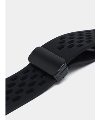 Pasek do Zegarka 22-24 mm Czarny Perforowany + Teleskopy | vandoro.pl