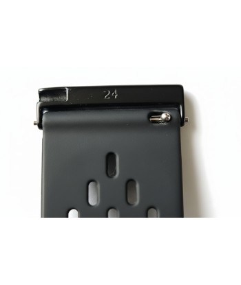 Pasek do Zegarka 22-24 mm Czarny Perforowany + Teleskopy | vandoro.pl