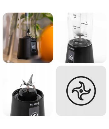 Blender Bezprzewodowy TO GO 180W Huslog | USB Mobilny | vandoro.pl