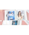 Mini Album na 32 Zdjęcia 3 Cale z Serduszkiem Niebieski | vandoro.pl