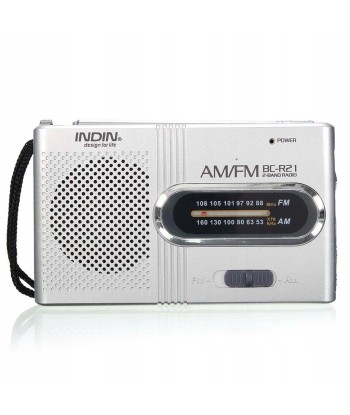 Radio Przenośne Bateryjne FM/AM | Małe Radyjko Turystyczne | vandoro.pl
