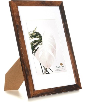 Ramka Drewniana na Zdjęcia A4 / 15x20 cm Brązowa | vandoro.pl