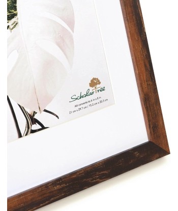 Ramka Drewniana na Zdjęcia A4 / 15x20 cm Brązowa | vandoro.pl