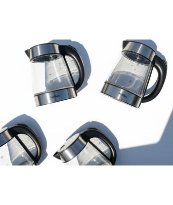 Szklany Czajnik Elektryczny Hoffen 2200W AK-0537 LED | vandoro.pl