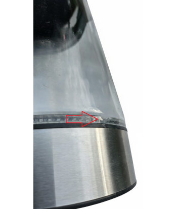 Szklany Czajnik Elektryczny Hoffen 2200W AK-0537 LED | vandoro.pl