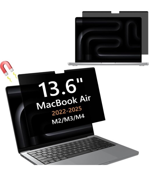Magnetyczny filtr prywatyzujący SENSEAGE na ekranie MacBook Air 13,6