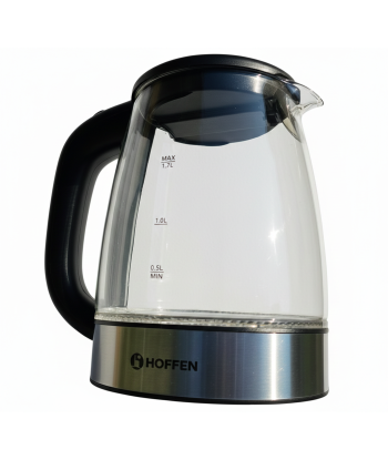 Szklany Czajnik Hoffen 1,7L 2200W LED | Okazja Outlet Vandoro