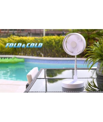 Livington Fold & Cold Wentylator 2w1 Akumulator USB | Vandoro