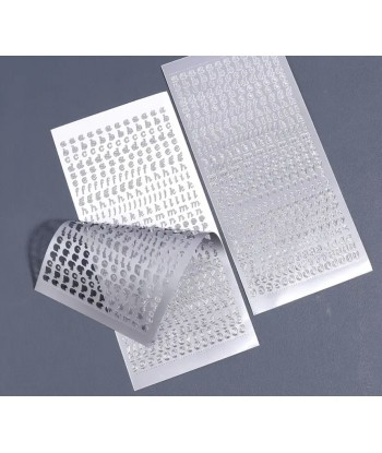 Naklejki Litery Cyfry Motylki Gwiazdki | Złote i Srebrne | 20 Arkuszy