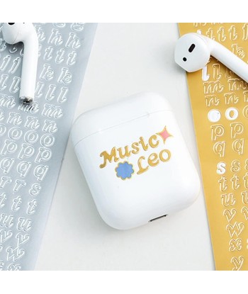 Naklejki Litery Cyfry Motylki Gwiazdki | Złote i Srebrne | 20 Arkuszy