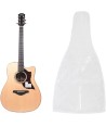Przezroczysty Pokrowiec na Gitarę 107x43 cm | Ochronny PVC