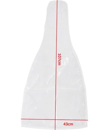 Przezroczysty Pokrowiec na Gitarę 107x43 cm | Ochronny PVC