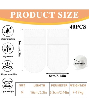 Buty dla Psa Wodoodporne Rozm. M (40 szt.) + Bandaże | vandoro.pl