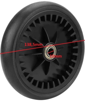 Zerodis Koła do Wózka 138x10mm | Przednie lub Tylne | Solidne