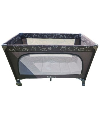 Łóżeczko Turystyczne Grotta Kidnort | Ciemnoszare | Składane