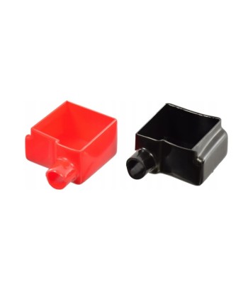 Zestaw dwóch gumowych osłon na klemy akumulatora czerwona i czarna