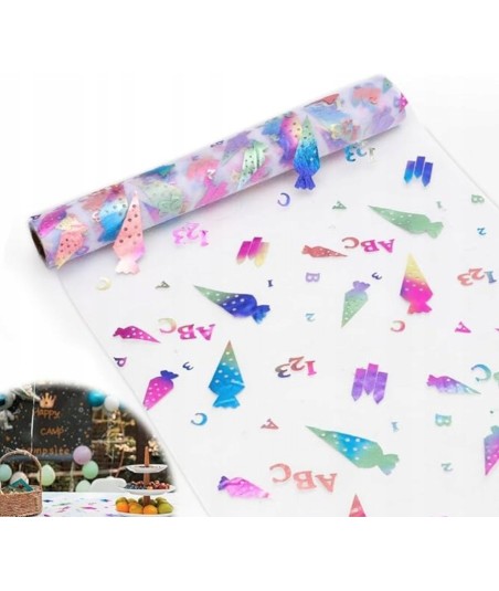 Kolorowy bieżnik flizelinowy na stół urodzinowy rolka 6 metrów