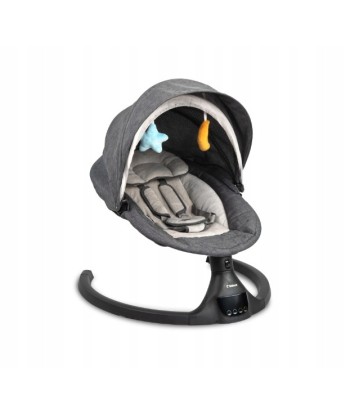 Leżaczek Bujaczek Elektryczny Kidnort Svaie Czarny | Bluetooth