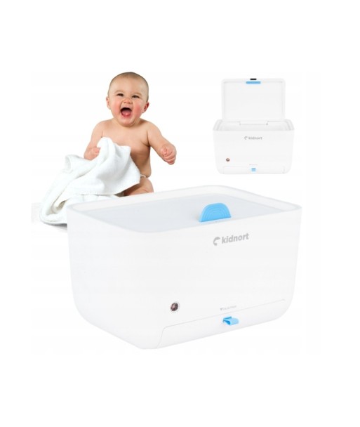 Podgrzewacz do chusteczek nawilżanych Kidnort biały widok z przodu