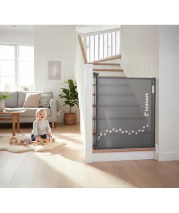 Bramka Ochronna KIDNORT SAKERHET Czarna | Zwijana do 140cm