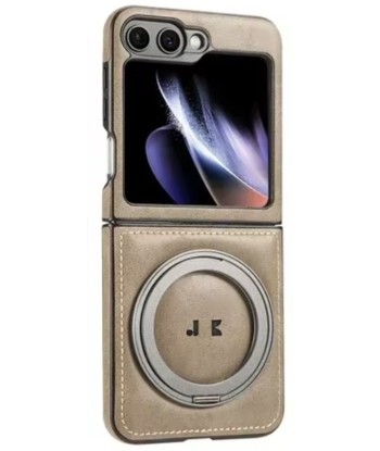 Luksusowe etui skórzane Samsung Galaxy Z Flip 5 z uchwytem