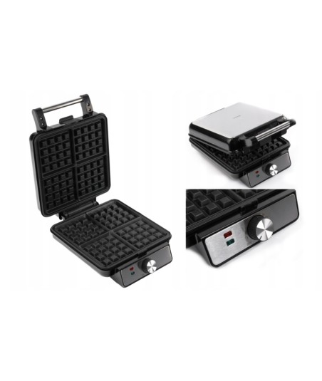 Gofrownica Huslog HUS1031 o mocy 1500W do chrupiących gofrów