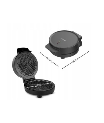 Gofrownica HUSLOG HeartBite 1200W | Gofry w kształcie serca