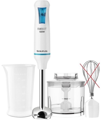 Blender ręczny Taurus Robot 500 Plus Inox 500W zestaw