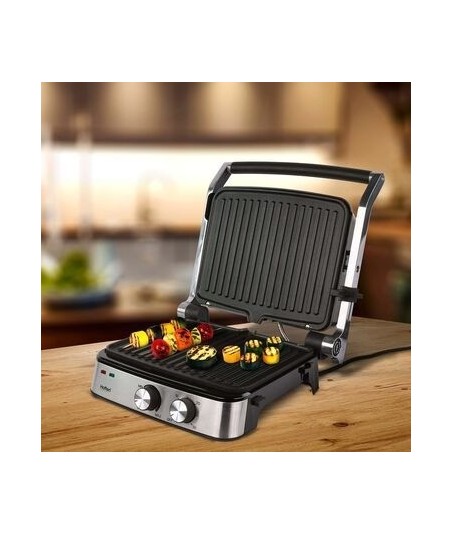 Grill elektryczny i gofrownica 2 w 1 Hoffen Expert 2000W przód