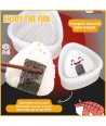 Foremki do Sushi Onigiri Zestaw 8 szt. (2 rozmiary) | vandoro.pl