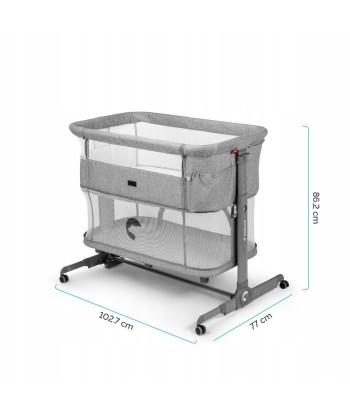 Kidnort Snäckskal 3w1: Łóżeczko Dostawne, Kołyska i Kojec | Bezpieczny Sen