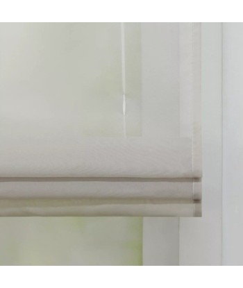 Roleta Rzymska Firanka ESLIR 80x130 cm Biało-Brązowa | vandoro.pl