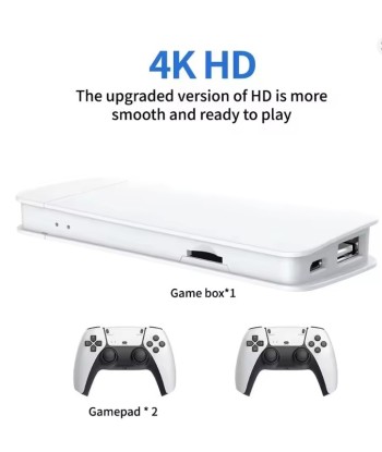 Konsola Retro M15 Game Stick Mini 4K + 20 000 Gier + 2 Pady | vandoro.pl